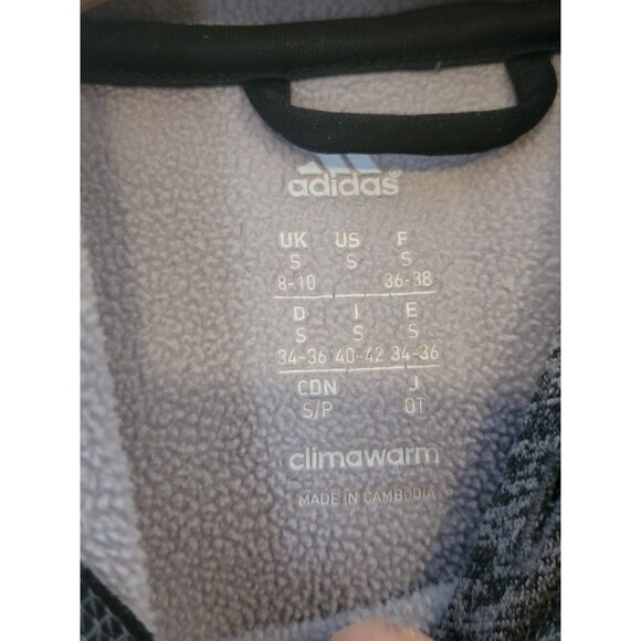 Adidas Pull Over Hooded Sweatshirt Size Small Gray Missing Drawstring‎ - Picture 5 of 6